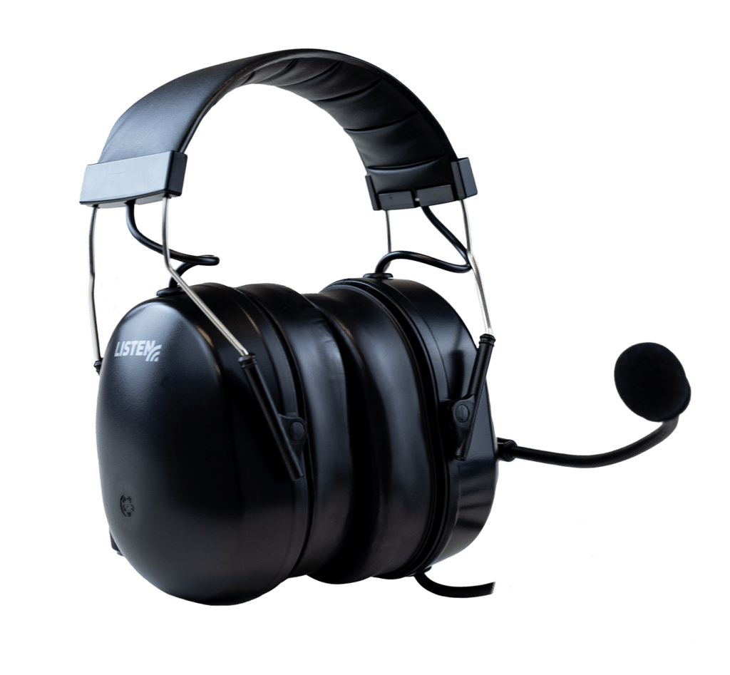 Headset 4 (Over Ears Dual w/Boom Mic) - Listen Technologies